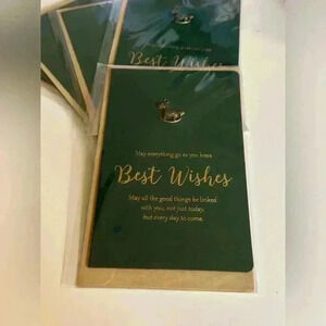 5* Xmas/New year Best Wishes Vintage Style Greeting Cards